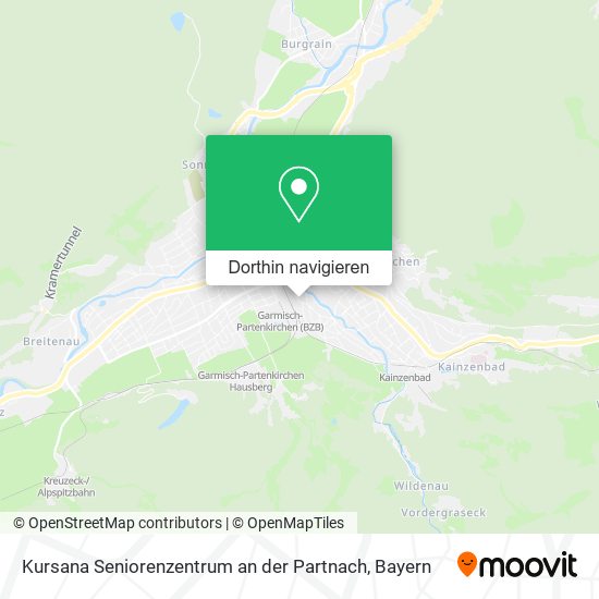 Kursana Seniorenzentrum an der Partnach Karte