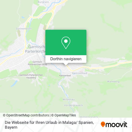 Die Webseite für Ihren Urlaub in Malaga/ Spanien Karte