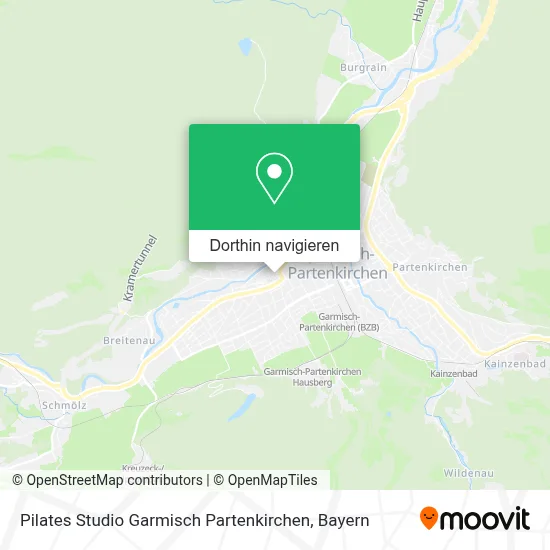 Pilates Studio Garmisch Partenkirchen Karte