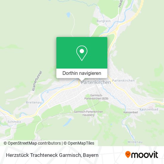 Herzstück Trachteneck Garmisch Karte