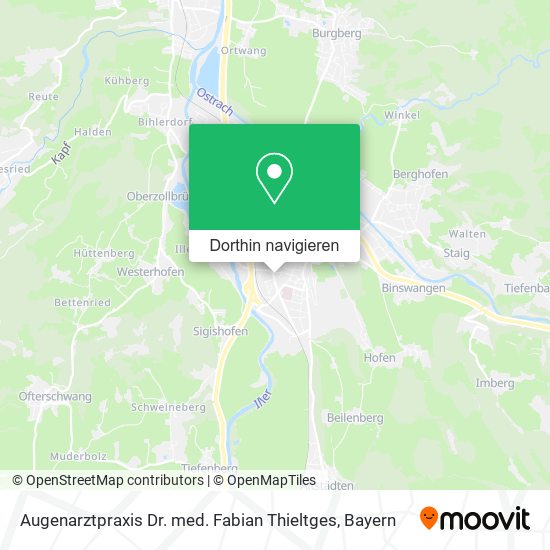 Augenarztpraxis Dr. med. Fabian Thieltges Karte