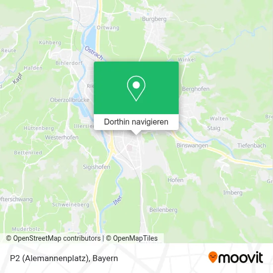 P2 (Alemannenplatz) Karte