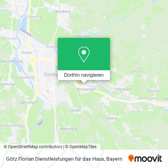 Götz Florian Dienstleistungen für das Haus Karte