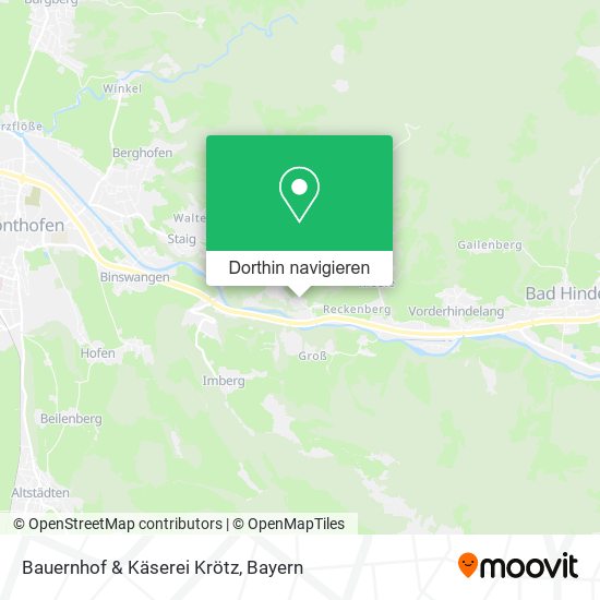 Bauernhof & Käserei Krötz Karte