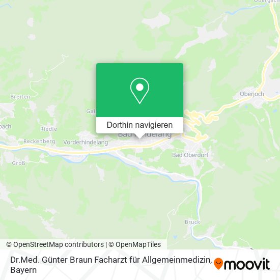 Dr.Med. Günter Braun Facharzt für Allgemeinmedizin Karte