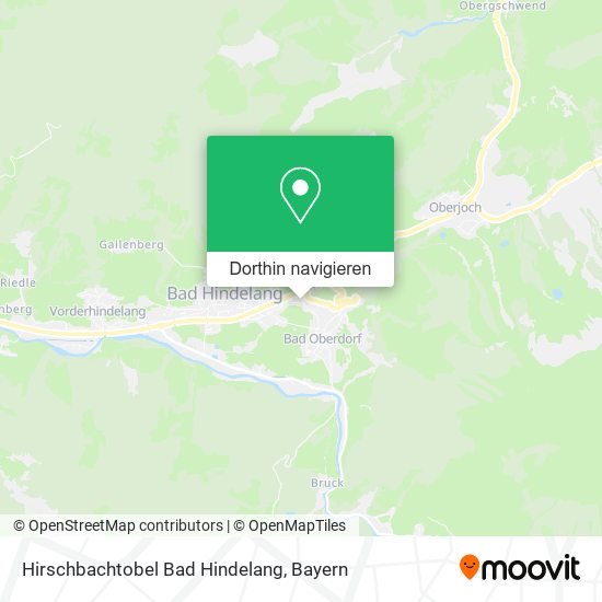 Hirschbachtobel Bad Hindelang Karte