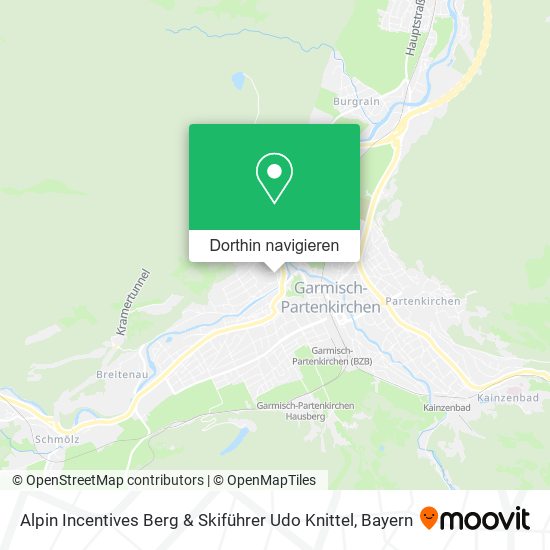 Alpin Incentives Berg & Skiführer Udo Knittel Karte