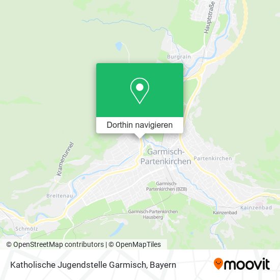 Katholische Jugendstelle Garmisch Karte