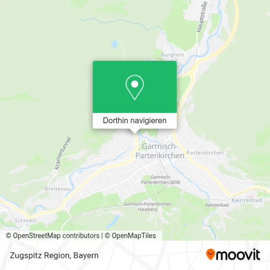 Zugspitz Region Karte