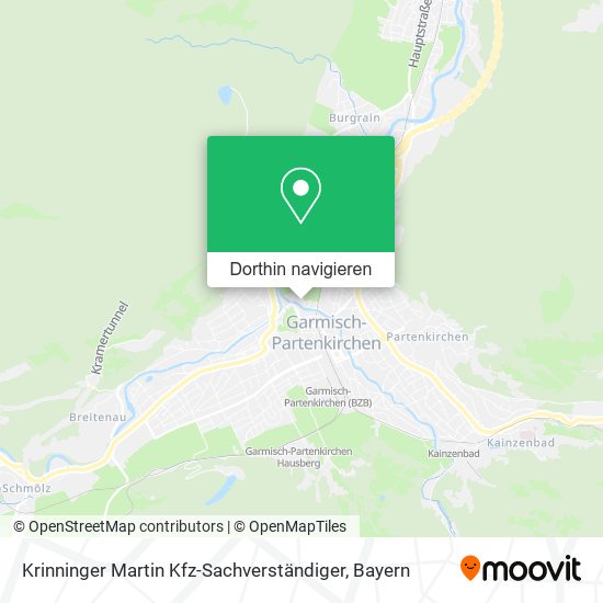 Krinninger Martin Kfz-Sachverständiger Karte