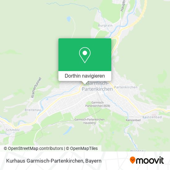 Kurhaus Garmisch-Partenkirchen Karte