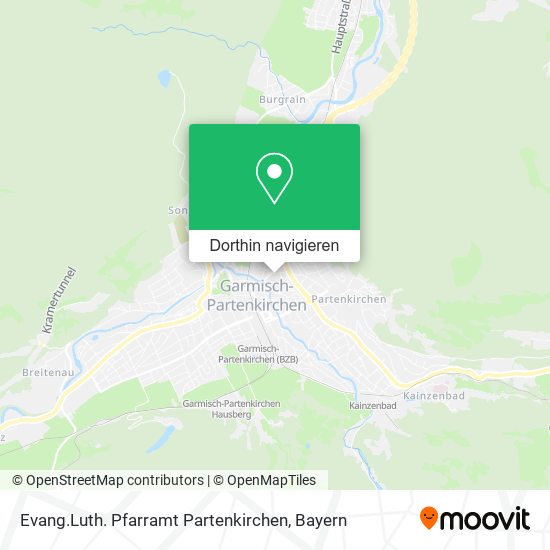 Evang.Luth. Pfarramt Partenkirchen Karte