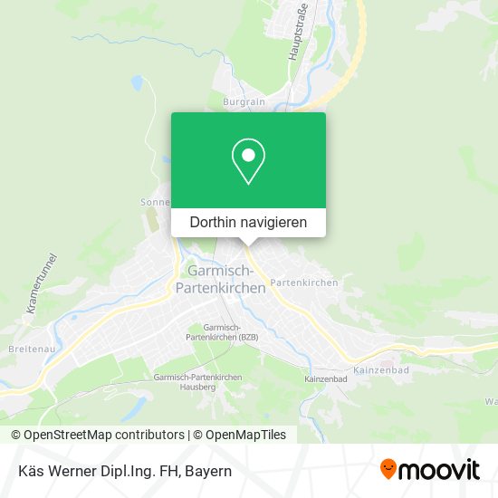 Käs Werner Dipl.Ing. FH Karte