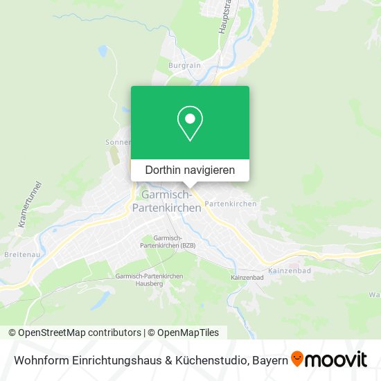 Wohnform Einrichtungshaus & Küchenstudio Karte
