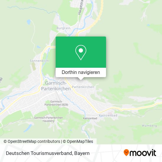 Deutschen Tourismusverband Karte