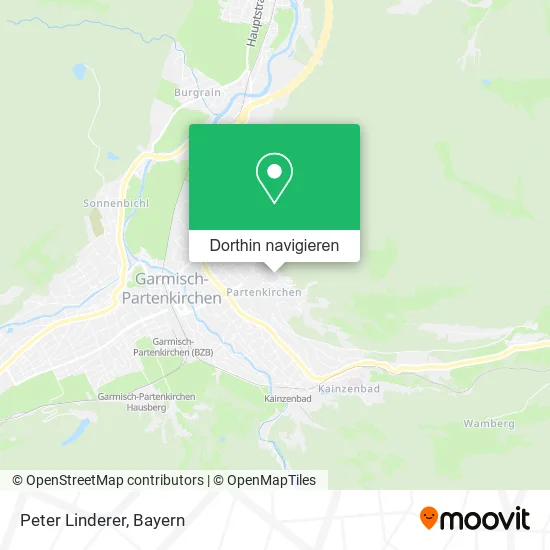 Peter Linderer Karte
