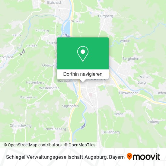 Schlegel Verwaltungsgesellschaft Augsburg Karte