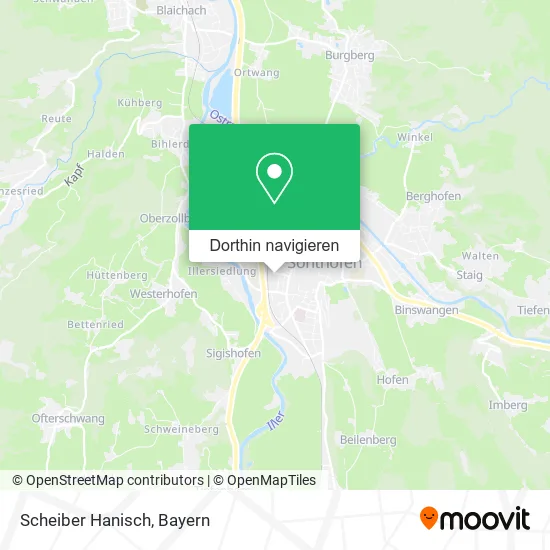 Scheiber Hanisch Karte