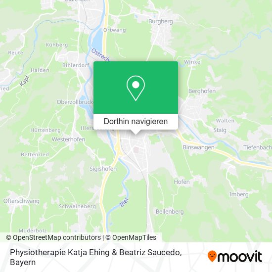 Physiotherapie Katja Ehing & Beatriz Saucedo Karte