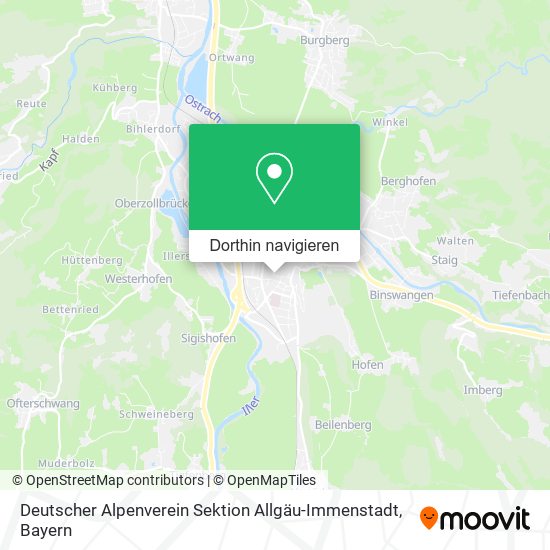 Deutscher Alpenverein Sektion Allgäu-Immenstadt Karte