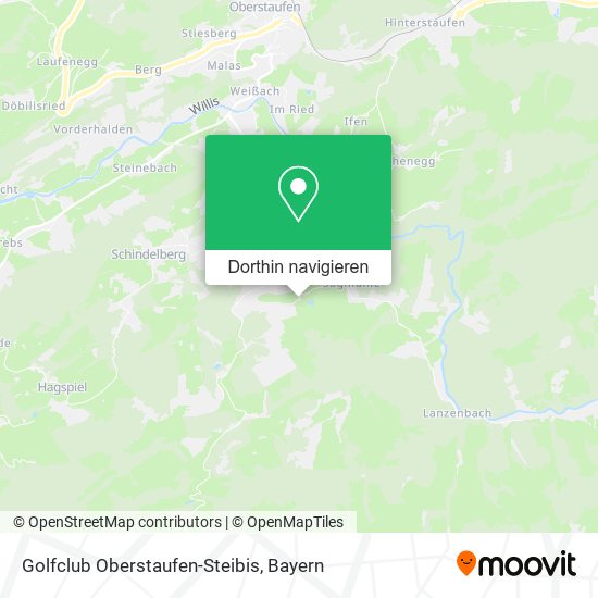 Golfclub Oberstaufen-Steibis Karte