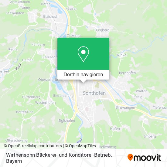 Wirthensohn Bäckerei- und Konditorei-Betrieb Karte