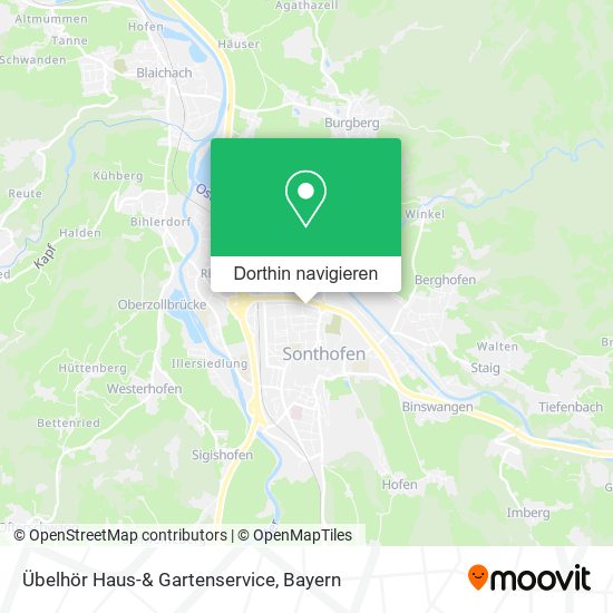 Übelhör Haus-& Gartenservice Karte