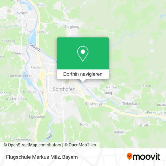 Flugschule Markus Milz Karte