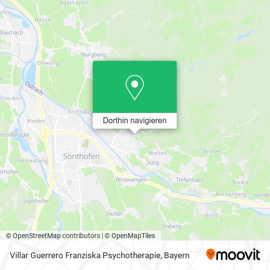 Villar Guerrero Franziska Psychotherapie Karte