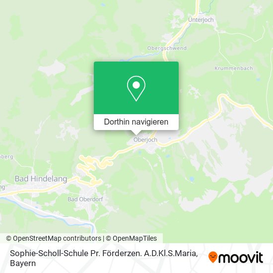 Sophie-Scholl-Schule Pr. Förderzen. A.D.Kl.S.Maria Karte