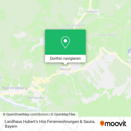 Landhaus Hubert's Hüs Ferienwohnungen & Sauna Karte