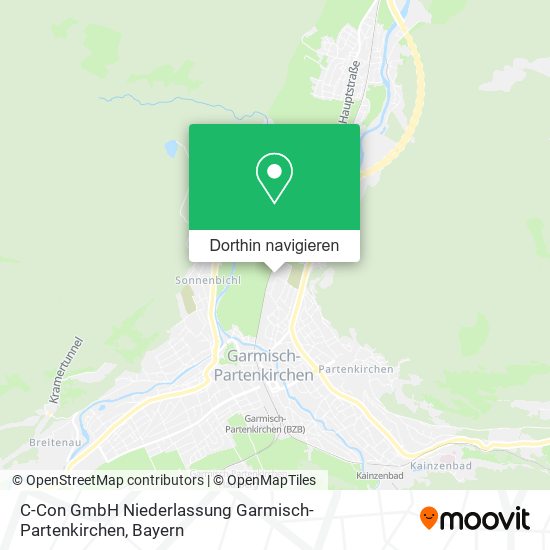 C-Con GmbH Niederlassung Garmisch-Partenkirchen Karte