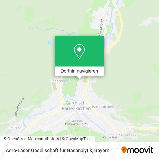 Aero-Laser Gesellschaft für Gasanalytik Karte