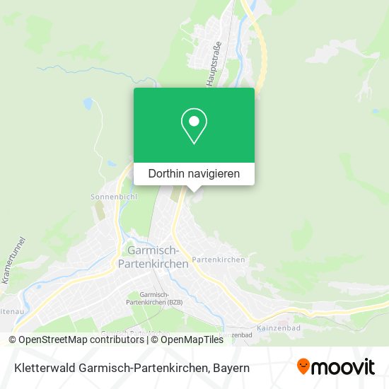 Kletterwald Garmisch-Partenkirchen Karte