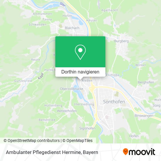Ambulanter Pflegedienst Hermine Karte