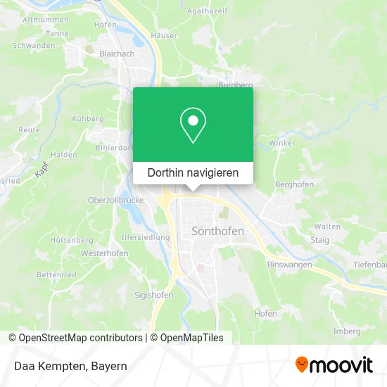 Daa Kempten Karte