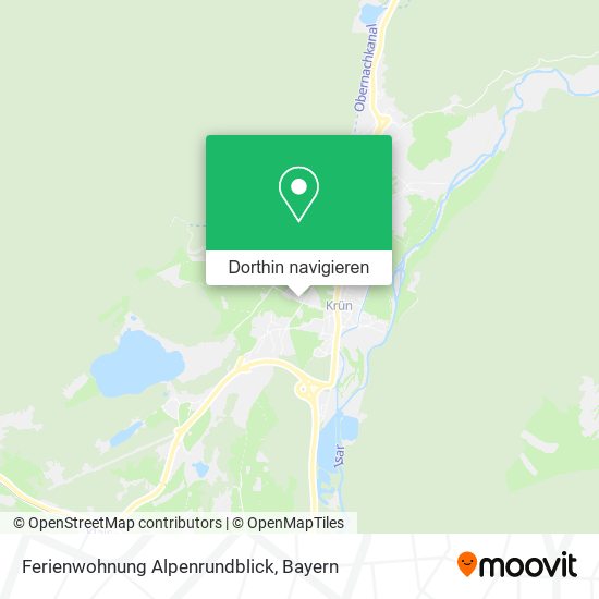 Ferienwohnung Alpenrundblick Karte