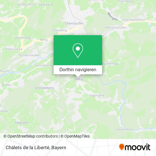 Châlets de la Liberté Karte