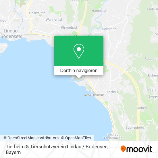 Tierheim & Tierschutzverein Lindau / Bodensee Karte