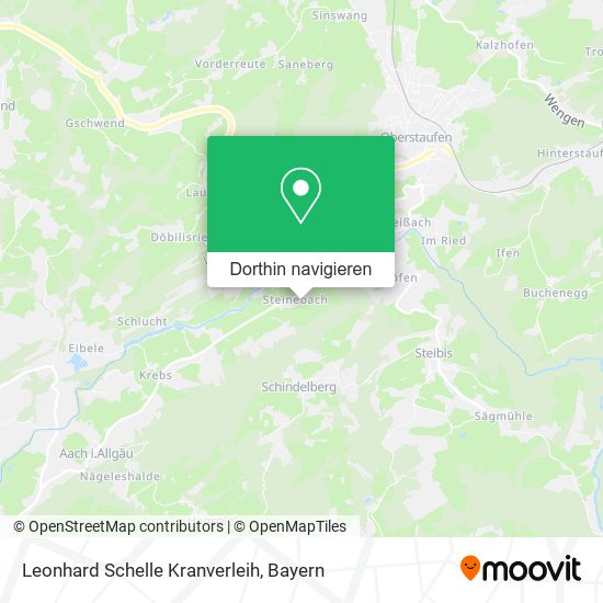 Leonhard Schelle Kranverleih Karte