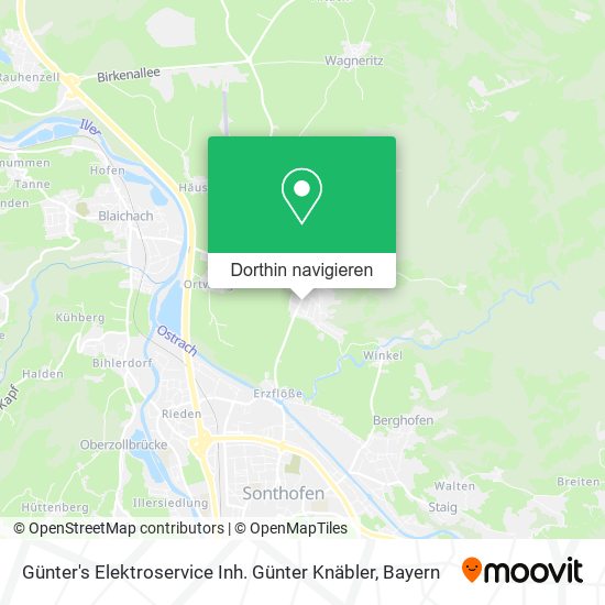 Günter's Elektroservice Inh. Günter Knäbler Karte