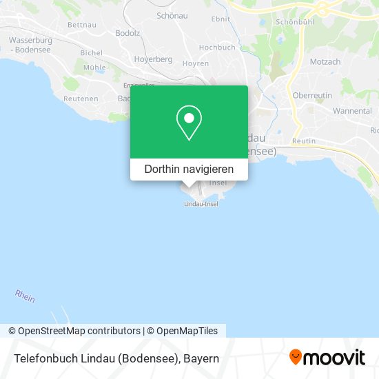 Telefonbuch Lindau (Bodensee) Karte