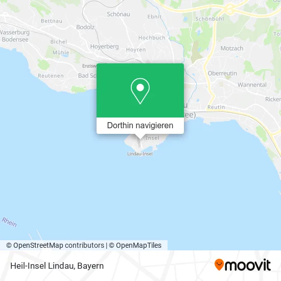 Heil-Insel Lindau Karte