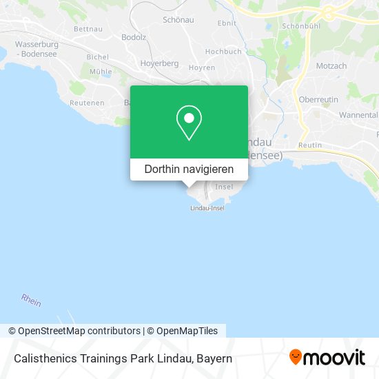 Calisthenics Trainings Park Lindau Karte