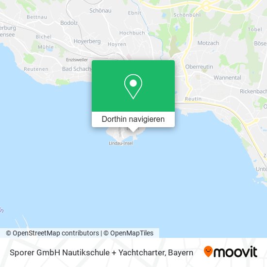 Sporer GmbH Nautikschule + Yachtcharter Karte