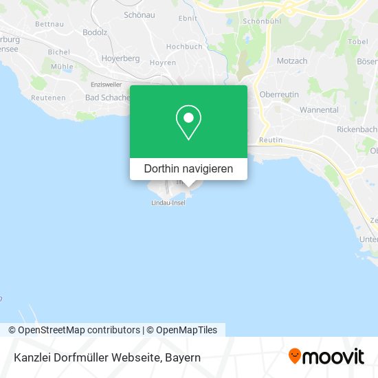 Kanzlei Dorfmüller Webseite Karte