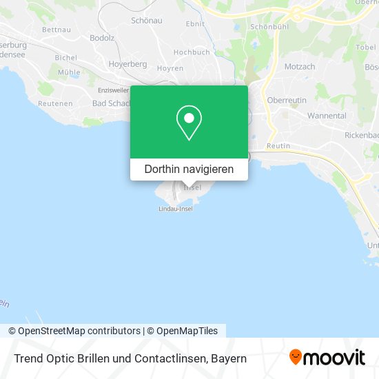 Trend Optic Brillen und Contactlinsen Karte