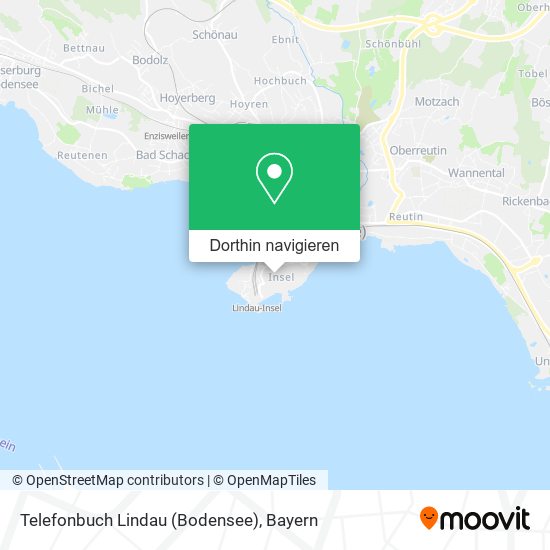 Telefonbuch Lindau (Bodensee) Karte
