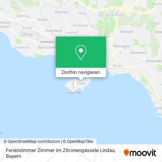 Ferienzimmer Zimmer im Zitronengässele Lindau Karte