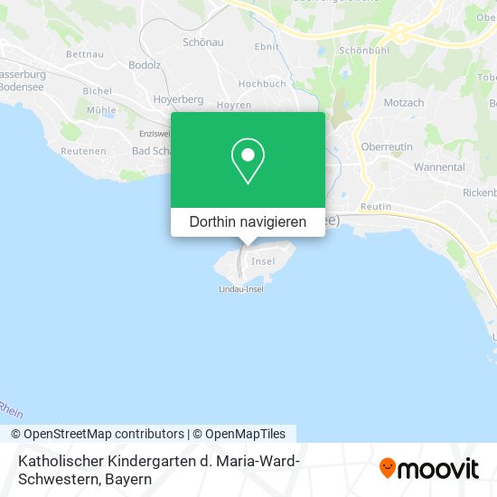 Katholischer Kindergarten d. Maria-Ward-Schwestern Karte